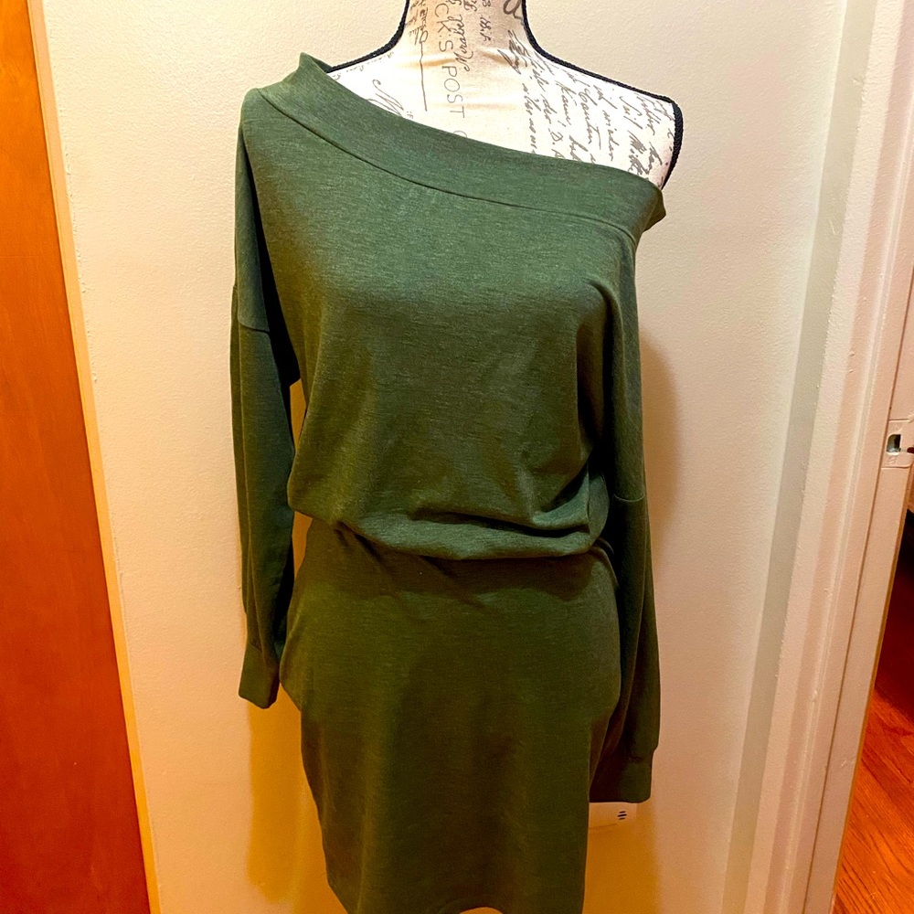 Off the shoulder mini dress